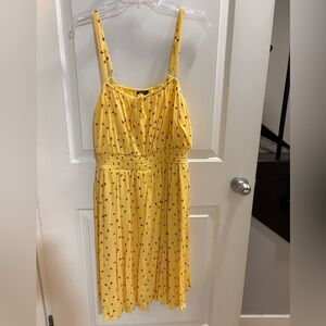 Torrid Sunny Yellow Dress with Strawberry Pattern